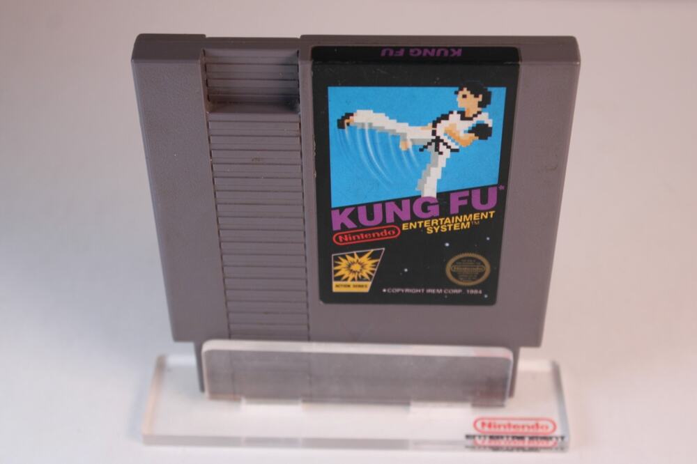 Kung Fu (Nintendo NES, 1985) Cleaned, Tested, & Working - Authentic - 5 Screw
